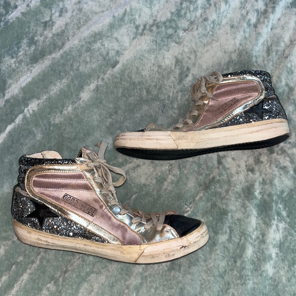 SOLD Golden Goose Slides